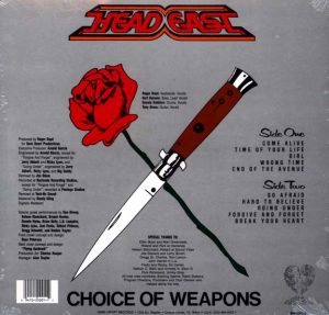 HEAD EAST – CHOICE OF WEAPONS