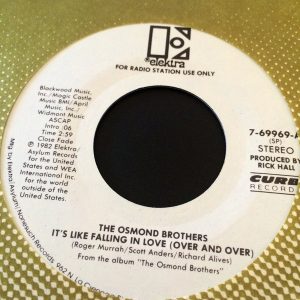 OSMOND BROTHERS - IT'S LIKE FALLING IN LOVE (OVER AND OVER) / YOUR LEAVING WAS THE LAST THING ON MY MIND