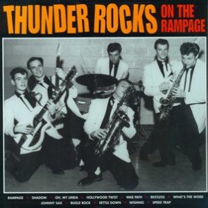THUNDER ROCKS - ON THE RAMPAGE! - SIGNED LP w/BAND 8X10 Signed Photo!