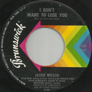 JACKIE – JUST BE SINCERE / I DON’T WANT TO LOSE YOU