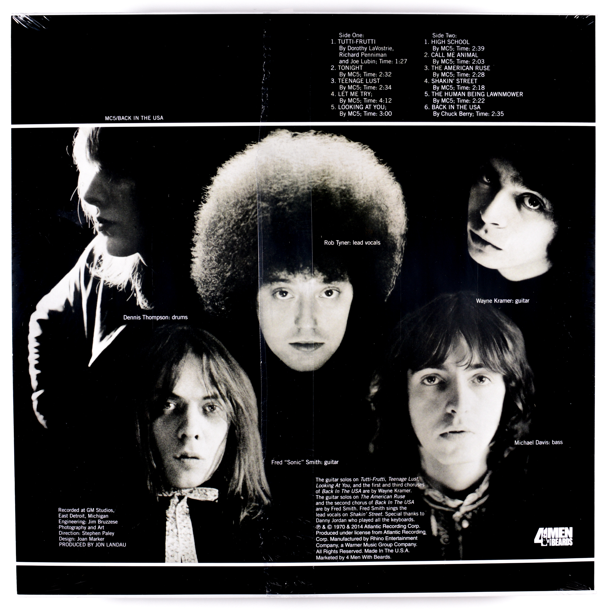 MC5 – BACK IN THE USA – 180-GRAM – Get Hip Recordings!