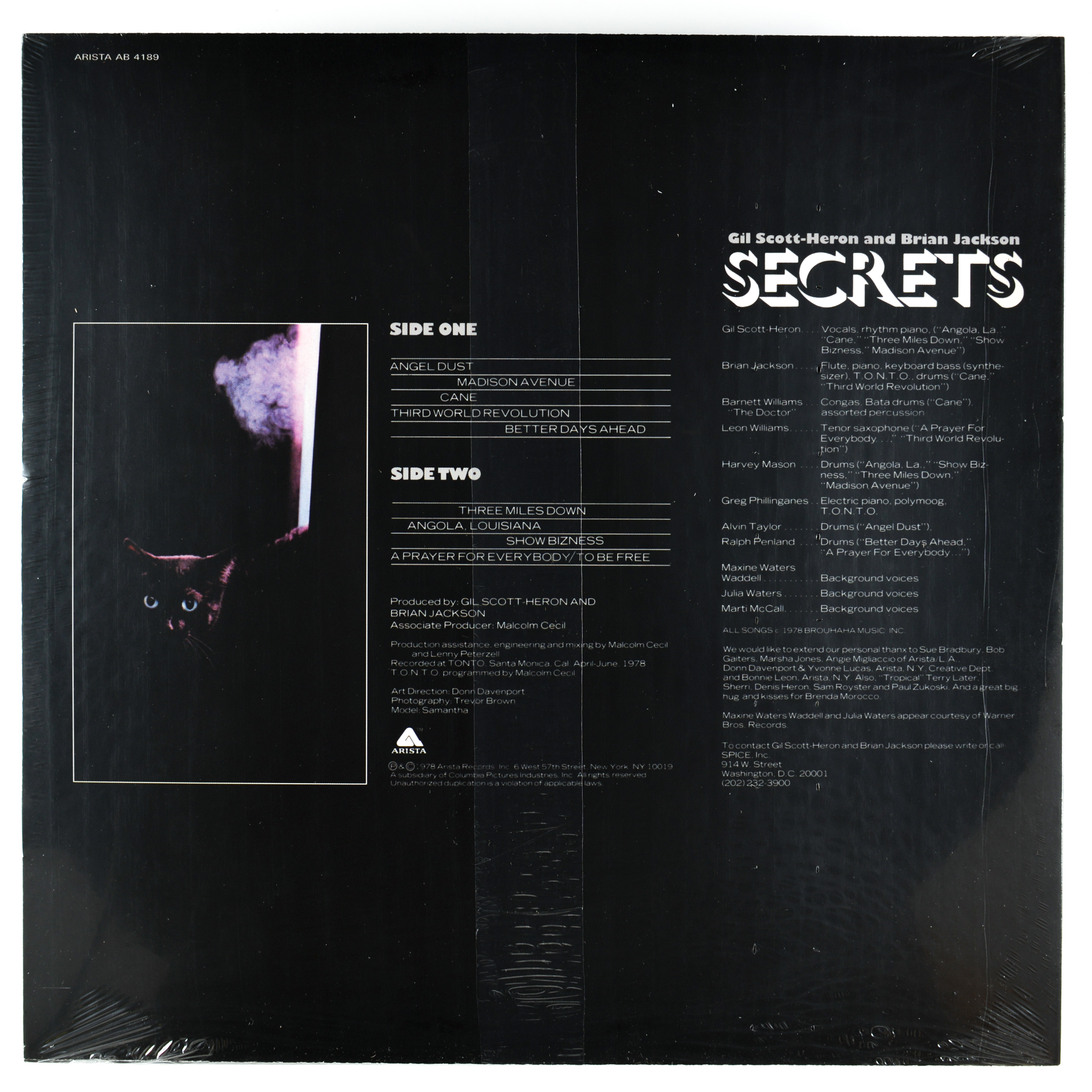 SCOTT-HERON, GIL / BRIAN JACKSON – SECRETS – Get Hip Recordings!