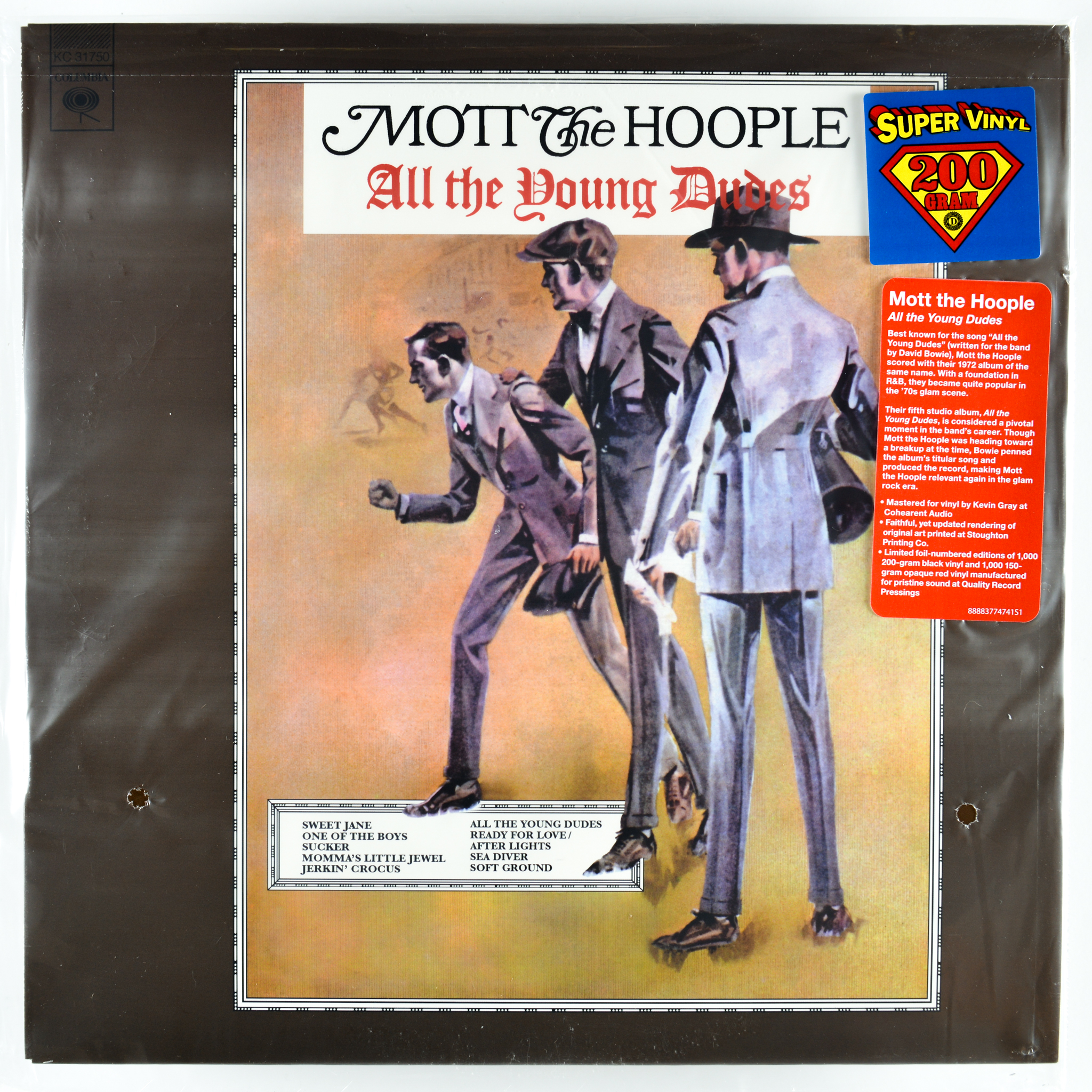 Mott The Hoople All The Young Dudes MOTT THE HOOPLE – ALL THE YOUNG DUDES – 200-GRAM – Get Hip Recordings!