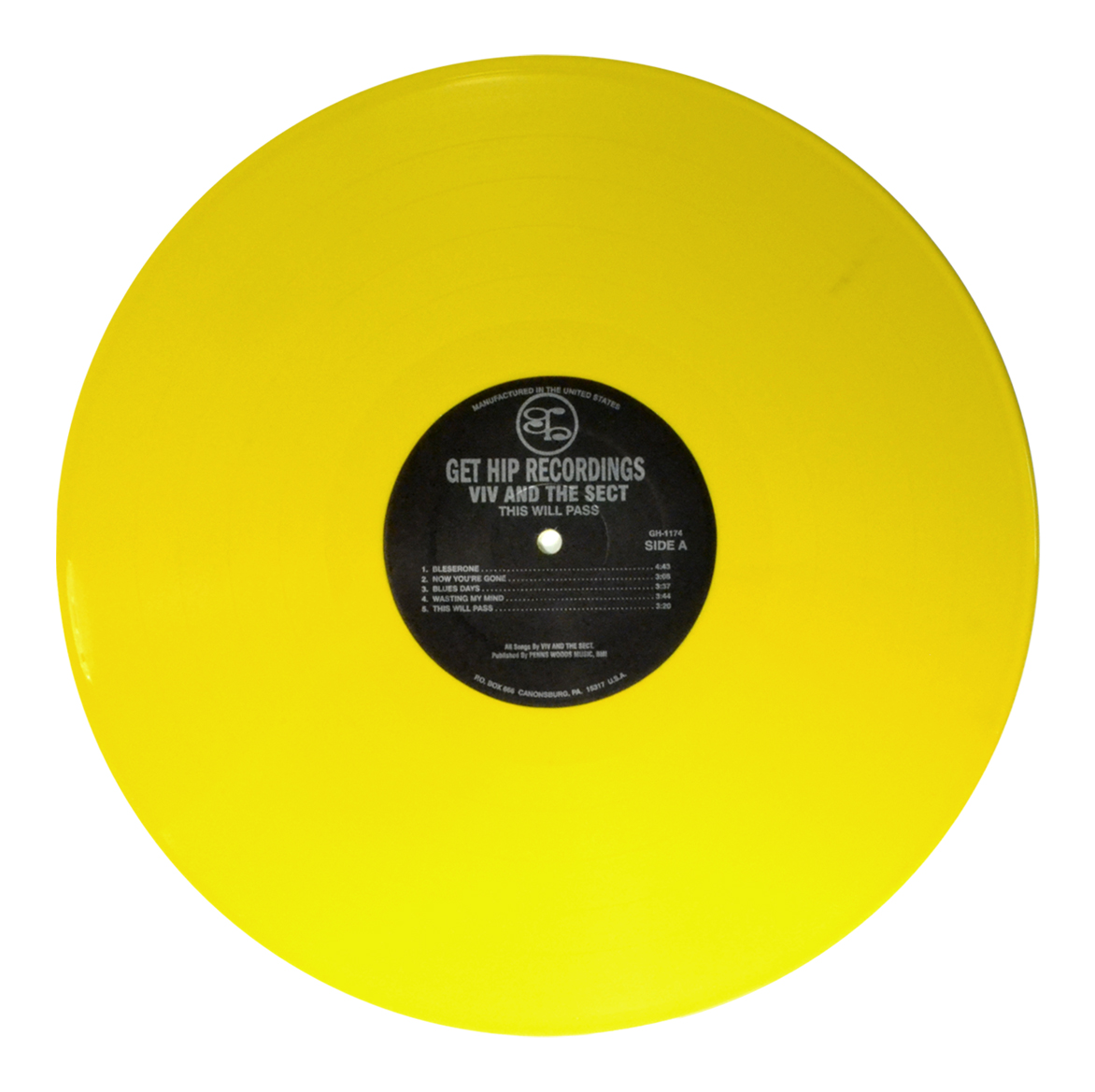 VIV AND THE SECT – THIS WILL PASS – YELLOW VINYL – Get Hip Recordings!