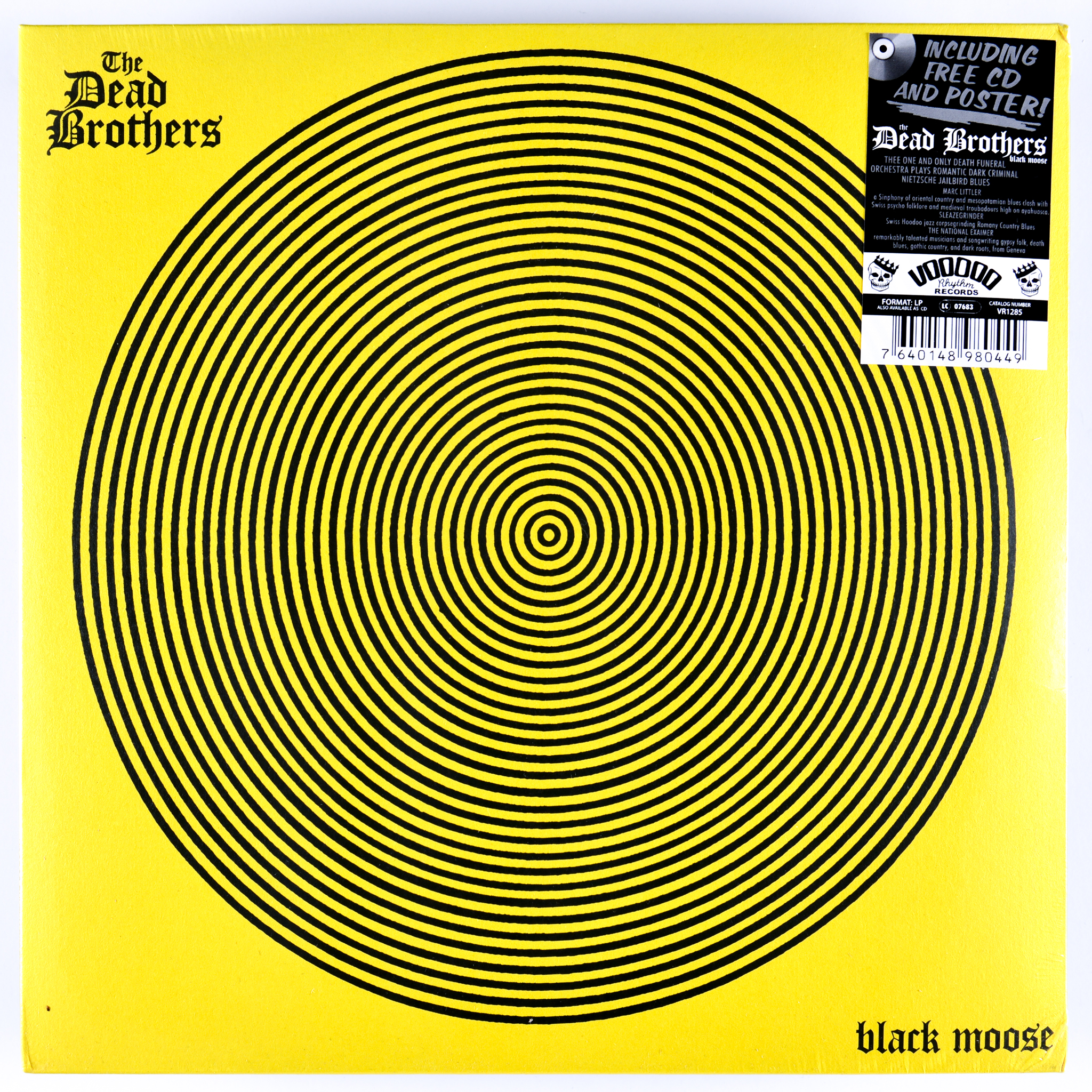 DEAD BROTHERS – BLACK MOOSE + CD – Get Hip Recordings!