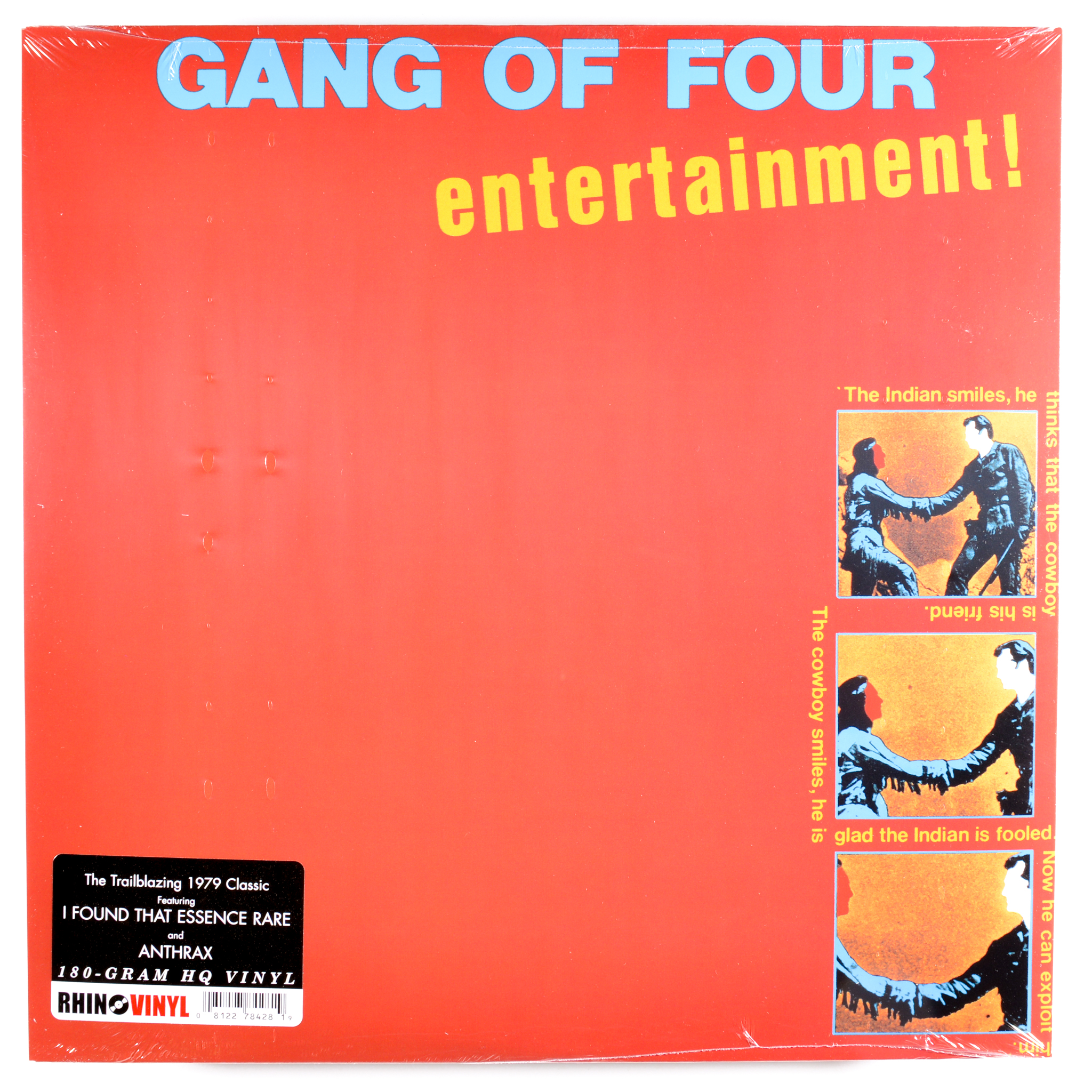 GANG OF FOUR – ENTERTAINMENT! – 180-GRAM – Get Hip Recordings!