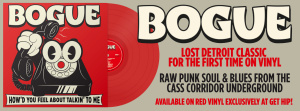 Bogue Lost Detroit Classic for the First Time on Vinyl